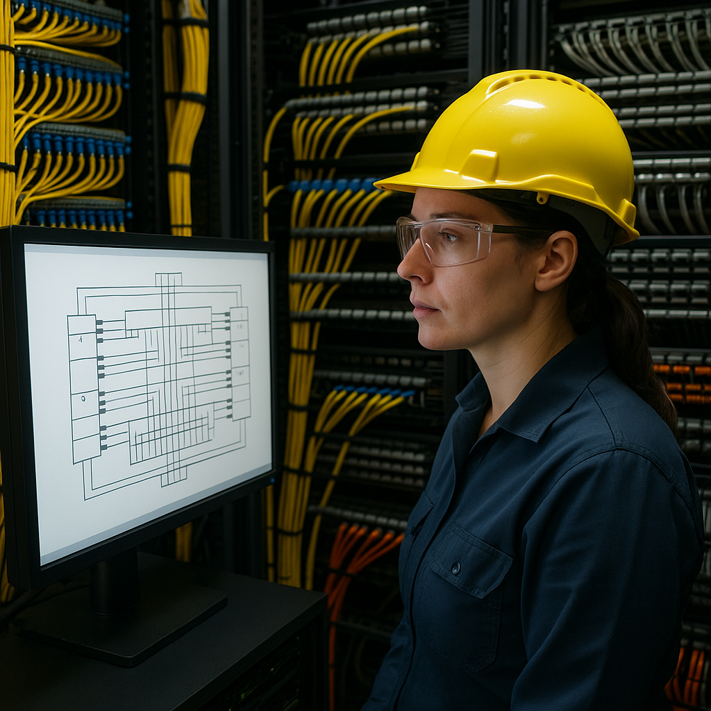 structured cabling color coding standards