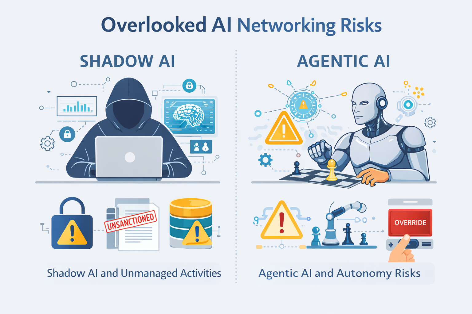 Beyond the Obvious — Overlooked and Emerging AI Networking Risks