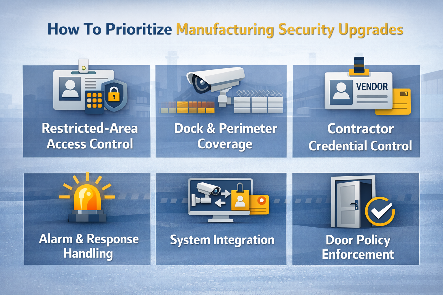 How To Prioritize Manufacturing Security Upgrades