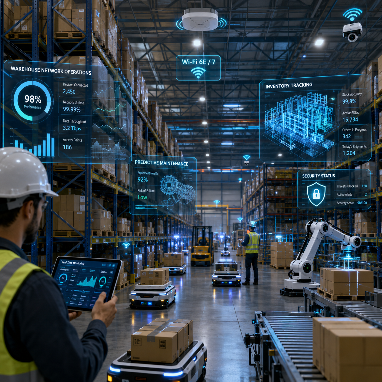 Warehouse Network Infrastructure Solutions