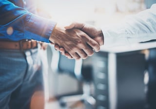 Businesspeople shaking hands